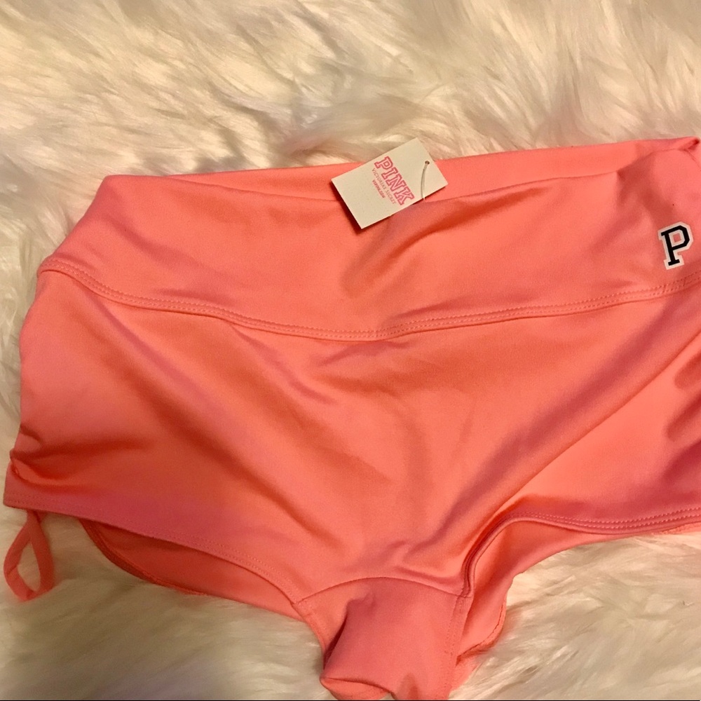 PINK VICTORIA’S SECRET GYM TO SWIM SHORTIE - Picture 3 of 5